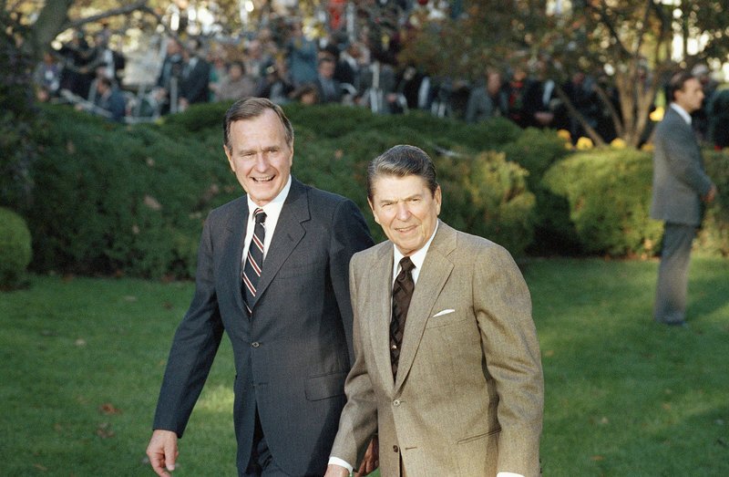 bush senior e reagan