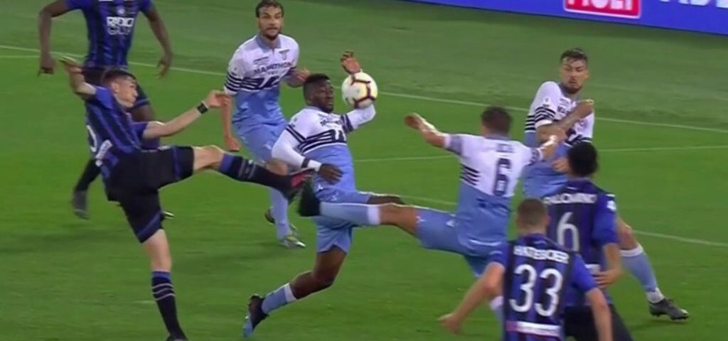 fallo di mano lazio-atalanta