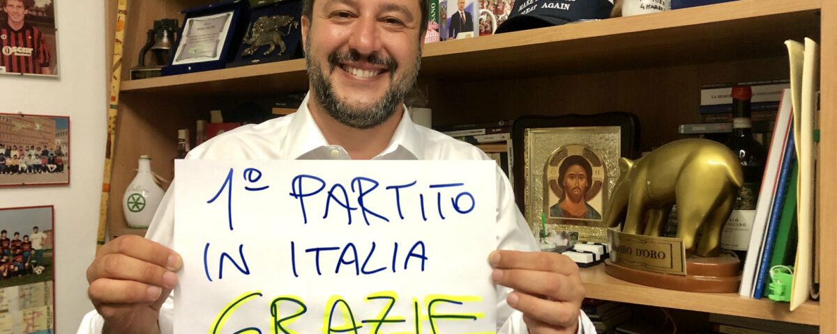 matteo salvini primo partito Lega