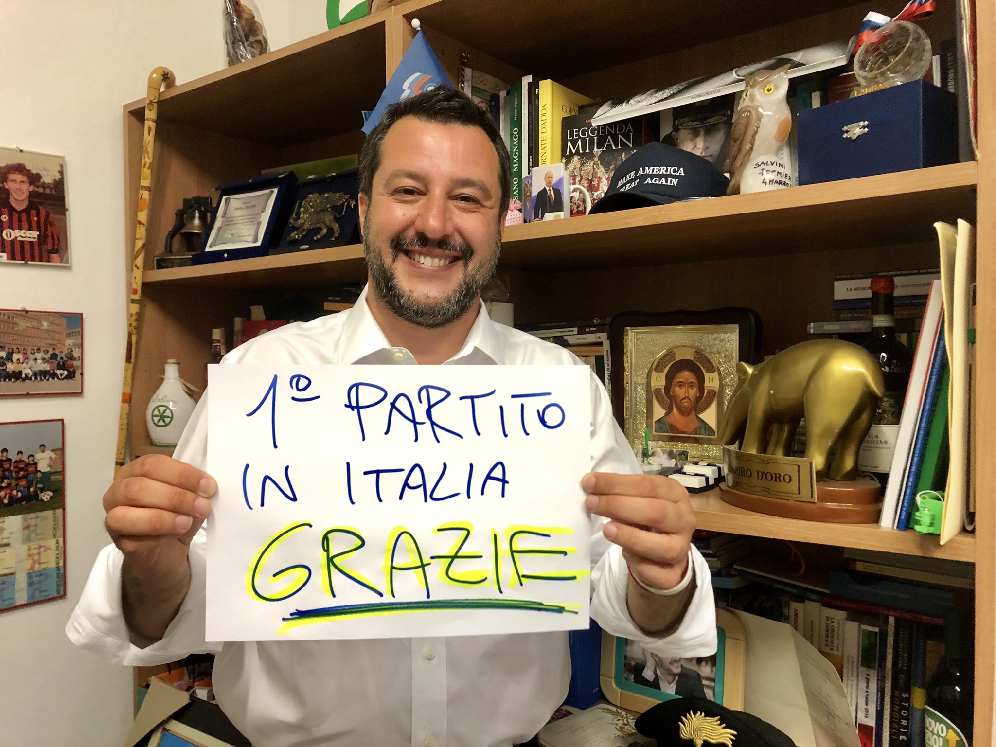 matteo salvini primo partito Lega