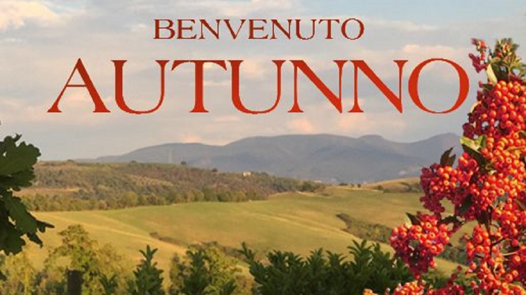 Benvenuto autunno