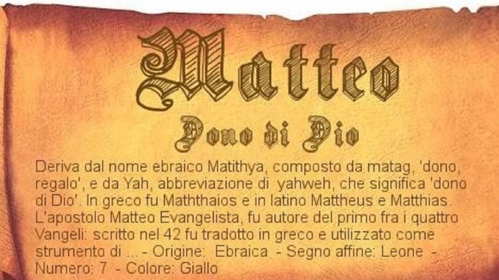 Buon Onomastico Matteo Oggi 21 Settembre Gif Video E Immagini Di Auguri Da Inviare Via Social Notizie Audaci