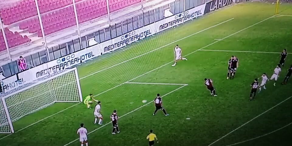 il gol di Buonaiuto Salernitana-Perugia