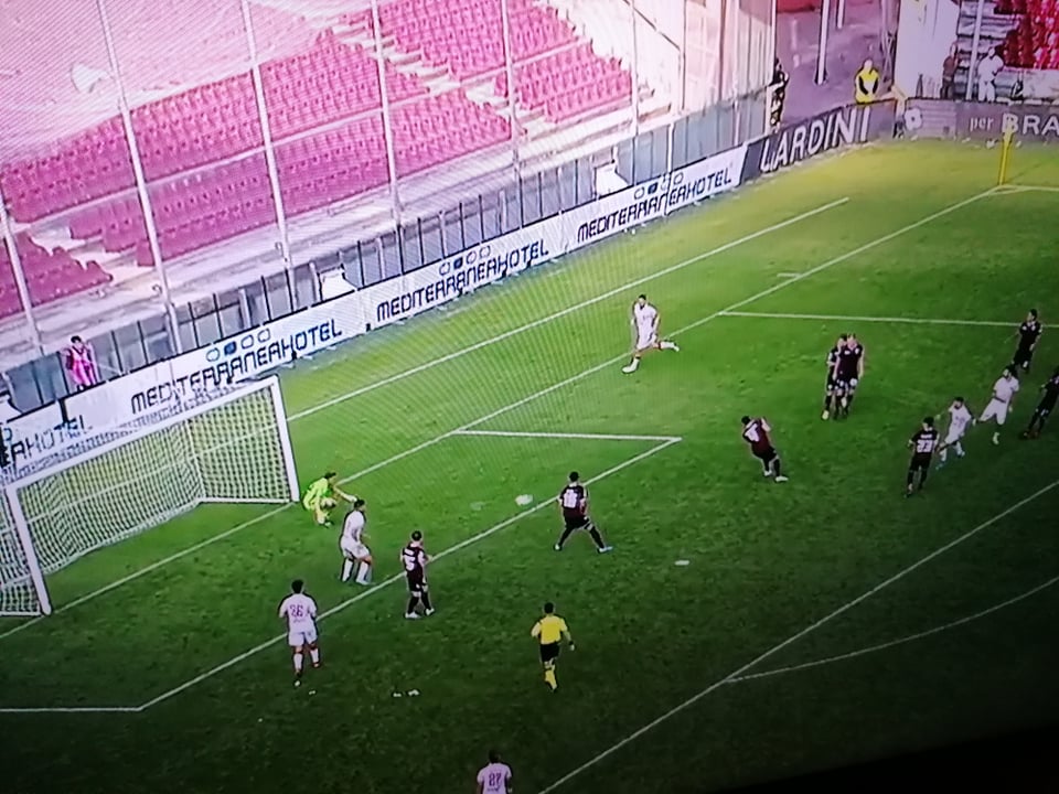 il gol di Buonaiuto Salernitana-Perugia