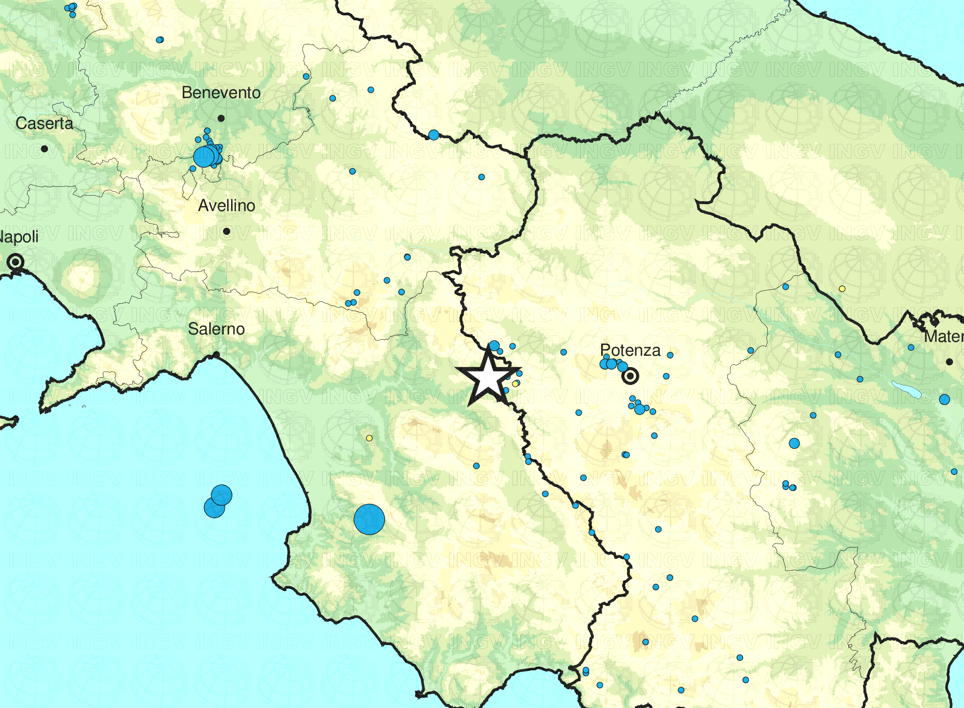 sisma salerno romagnano al monte