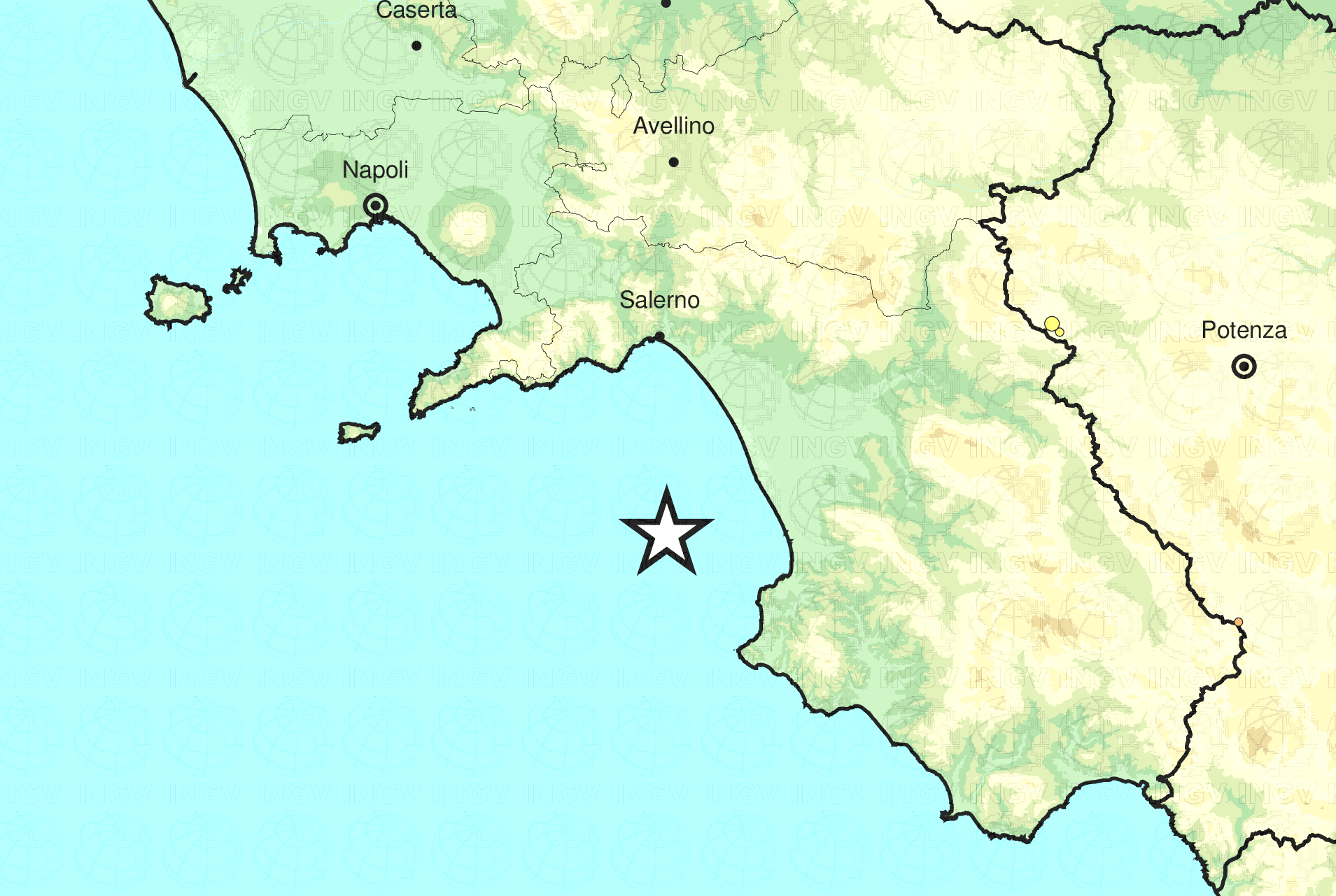 scossa terremoto Salerno