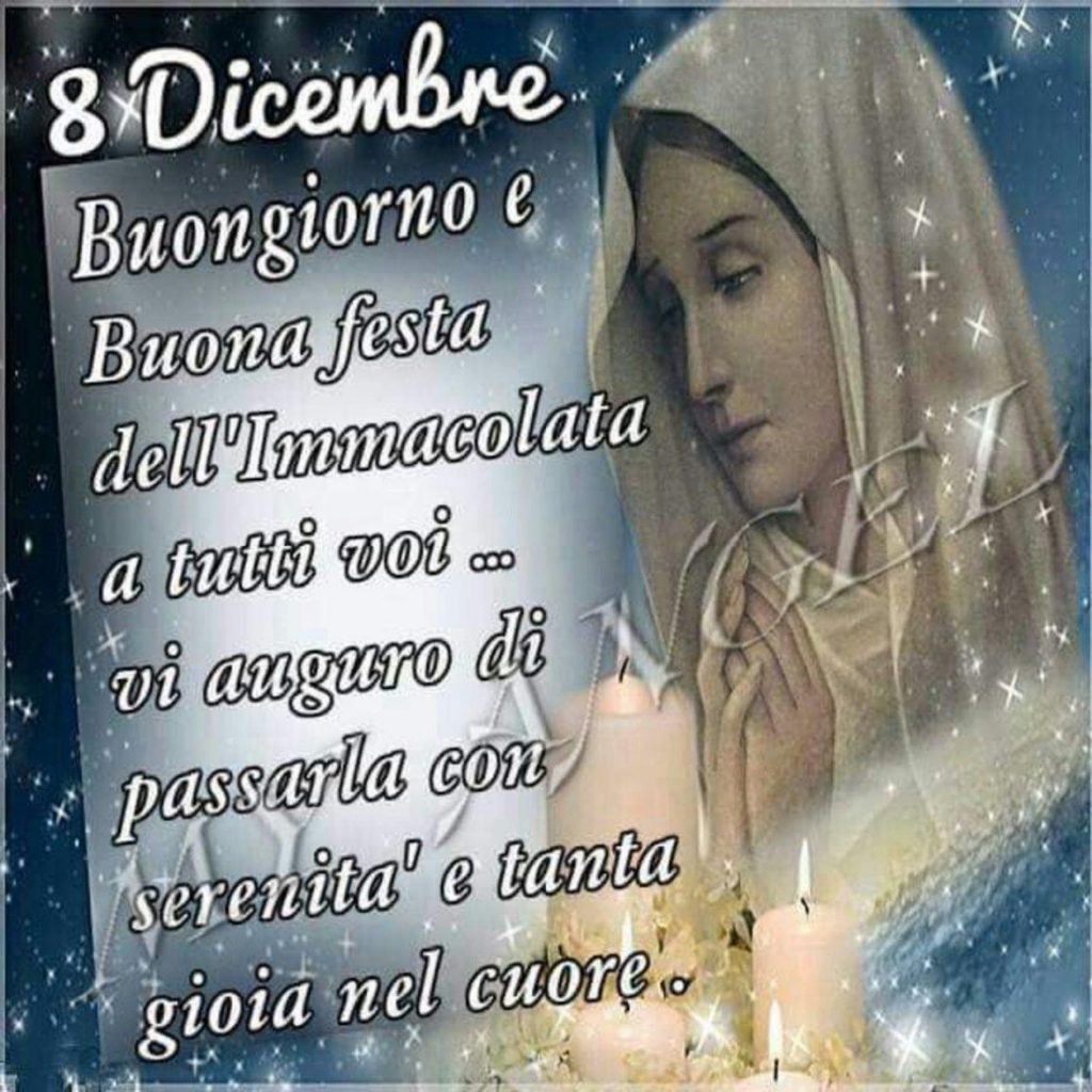 Buona Festa Dell Immacolata E Buon Onomastico Concetta Oggi 8 Dicembre Immagini Gif E Video Notizie Audaci