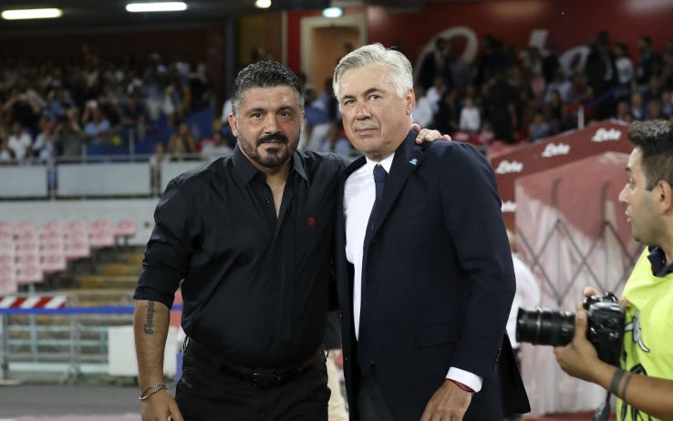 Gattuso Ancelotti Napoli