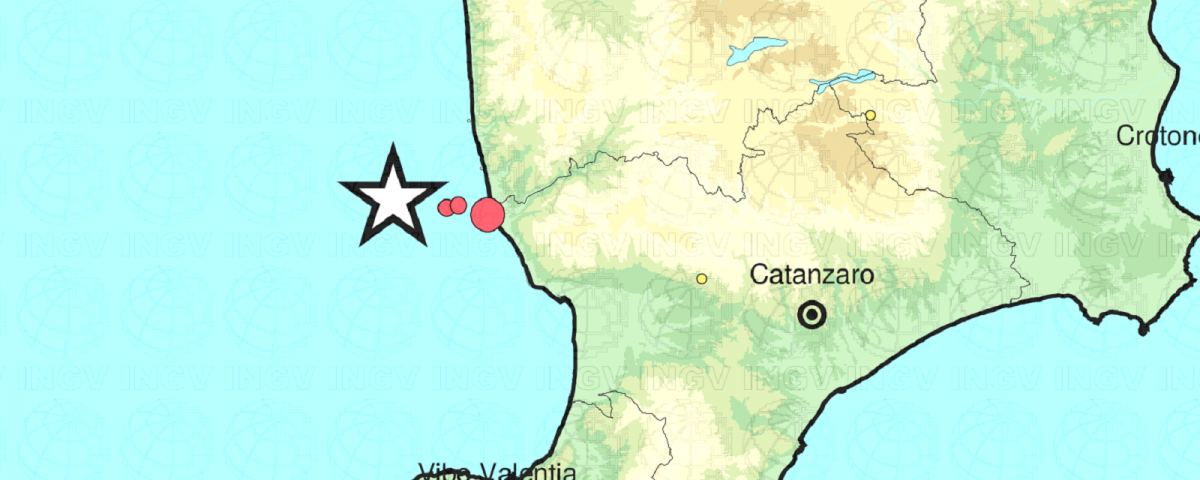 terremoto costa calabra oggi