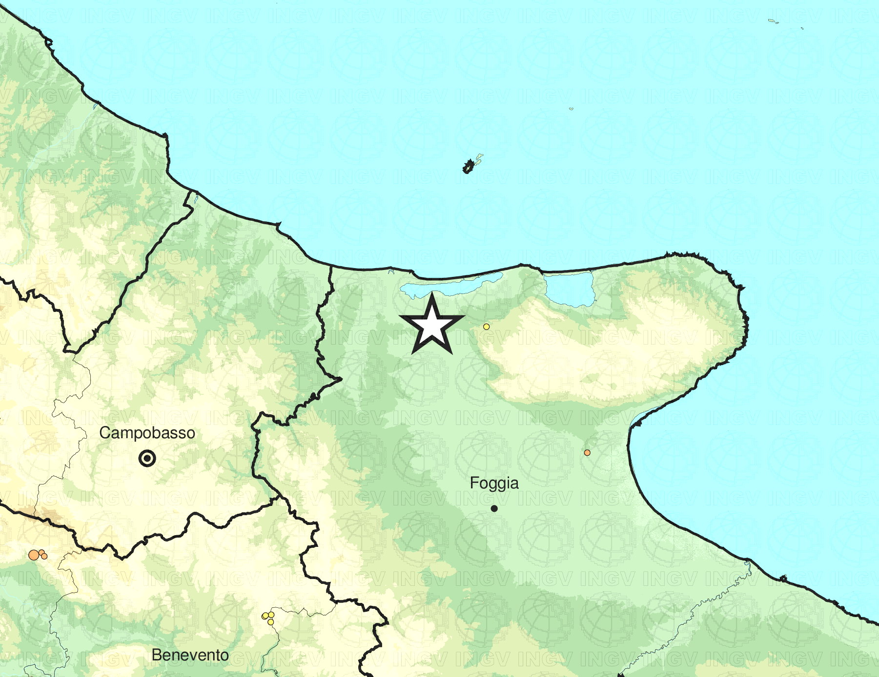 terremoto oggi Foggia