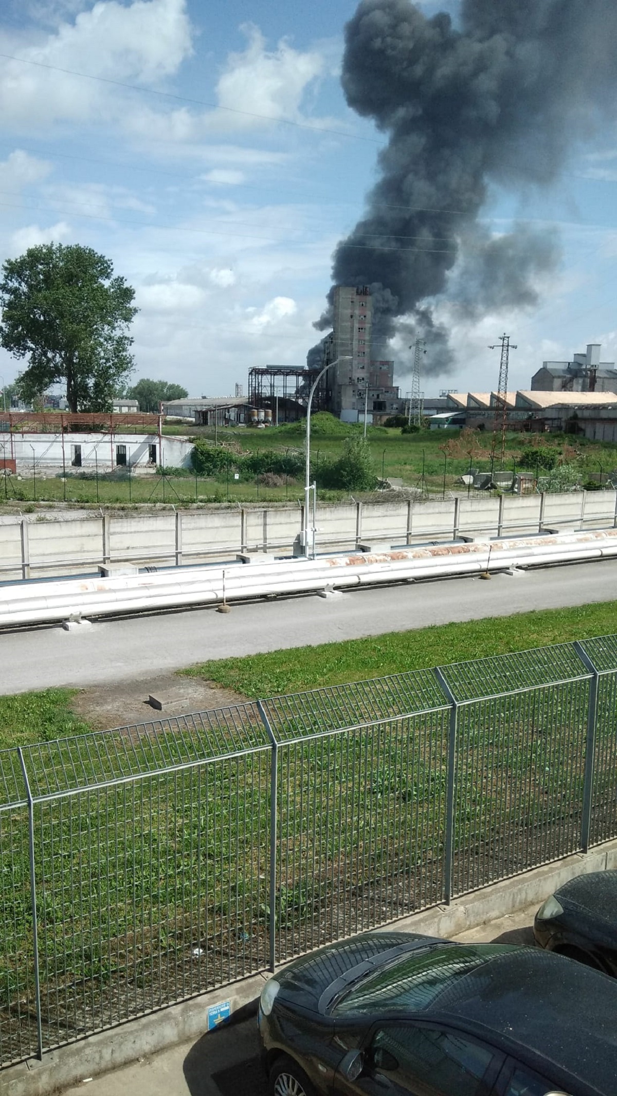 incendio porto marghera