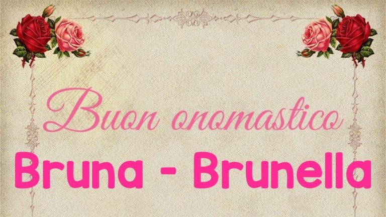 Buon onomastico Bruno, oggi 6 ottobre: video, gif e ... Buon onomastico Bruno, oggi 6 ottobre: video, gif e ...