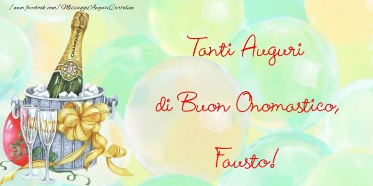 Buon onomastico Fausto oggi 19 novembre: video, gif e ... Buon onomastico Fausto oggi 19 novembre: video, gif e ...