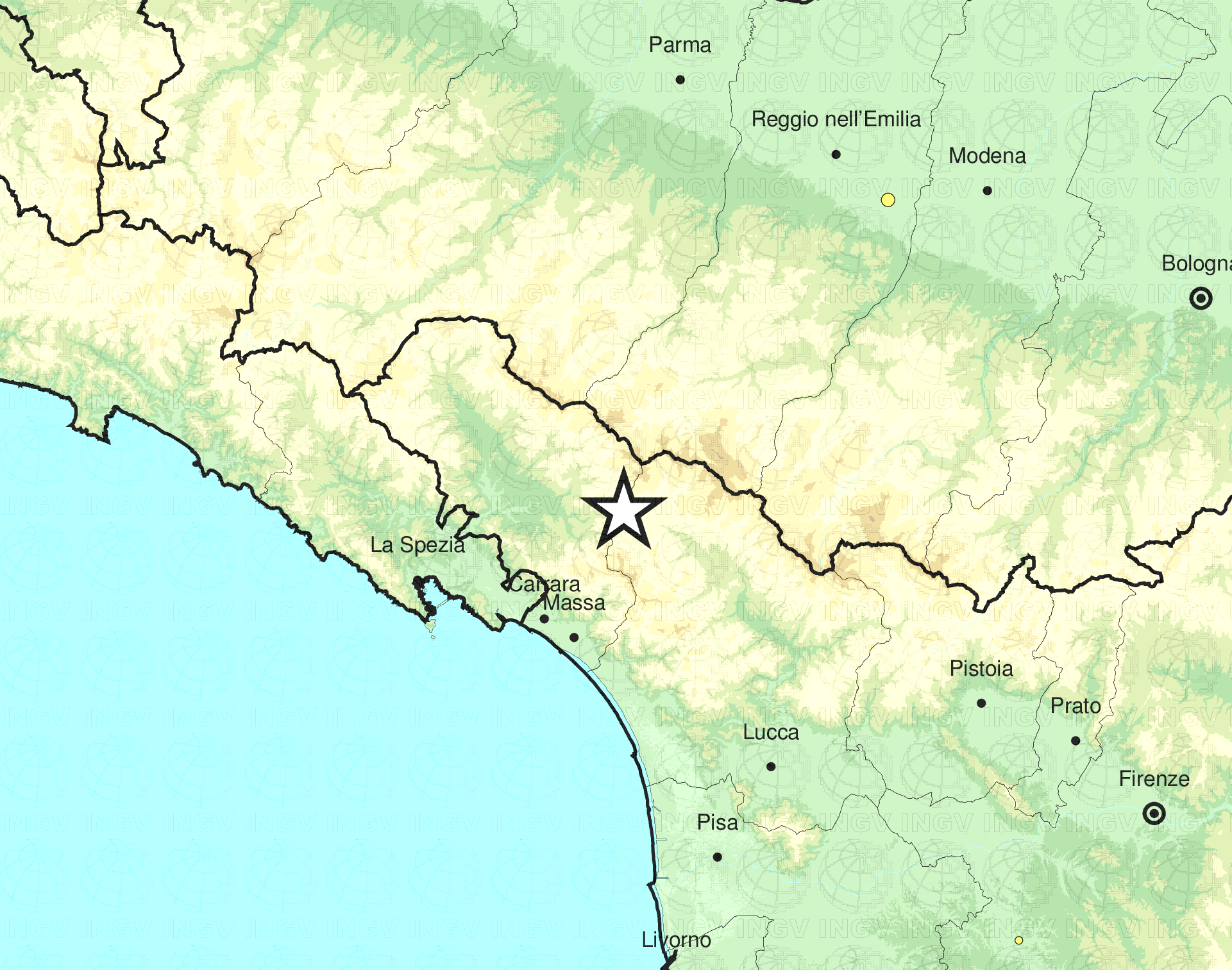 Terremoto Toscana oggi 7 dicembre