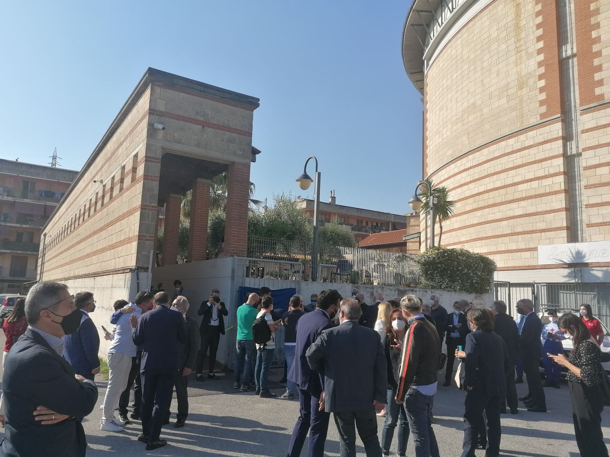 centro vaccinale inaugurazione salerno s. eustachio