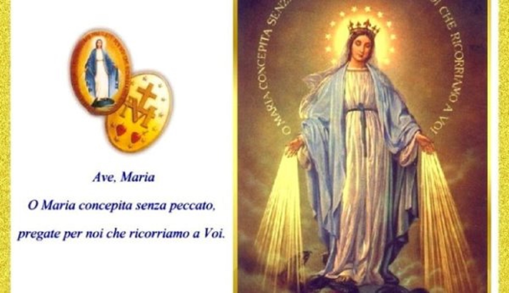 Preghiera Madonna della Medaglia miracolosa