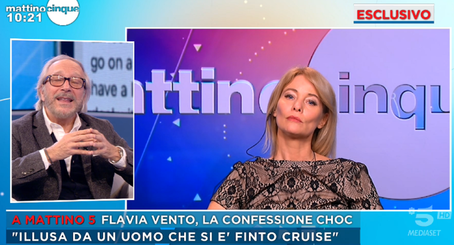 flavia vento tom criuse mattino 5