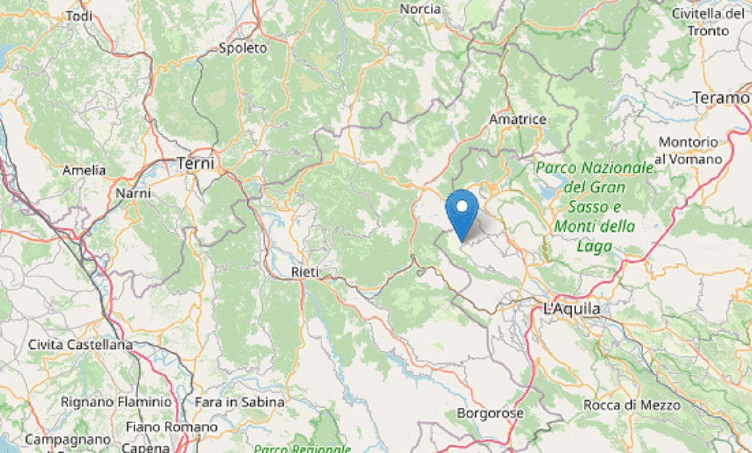 terremoto provincia l’aquila 8 gennaio