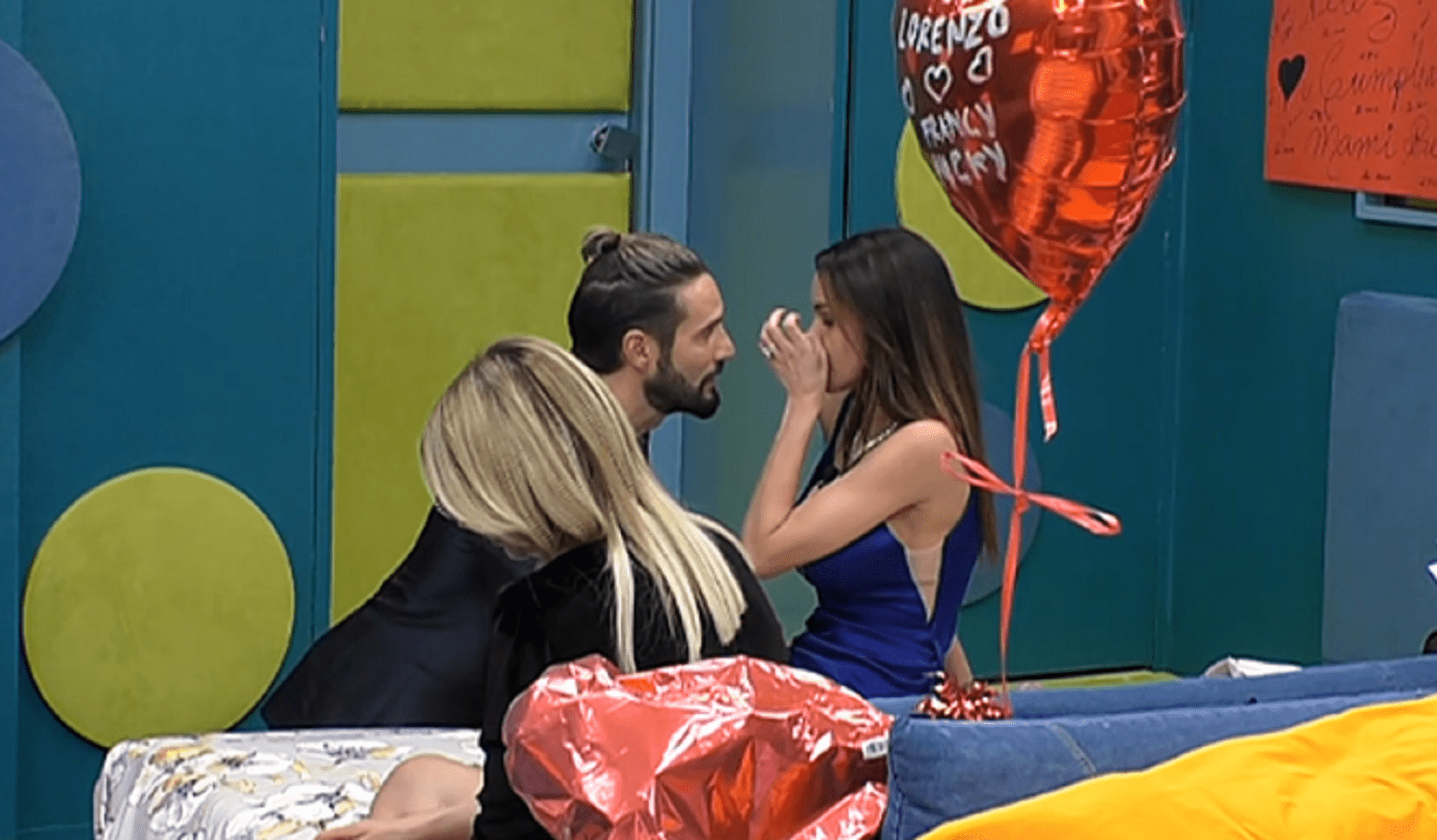 Alex Belli Delia Duran nella casa del GF vip