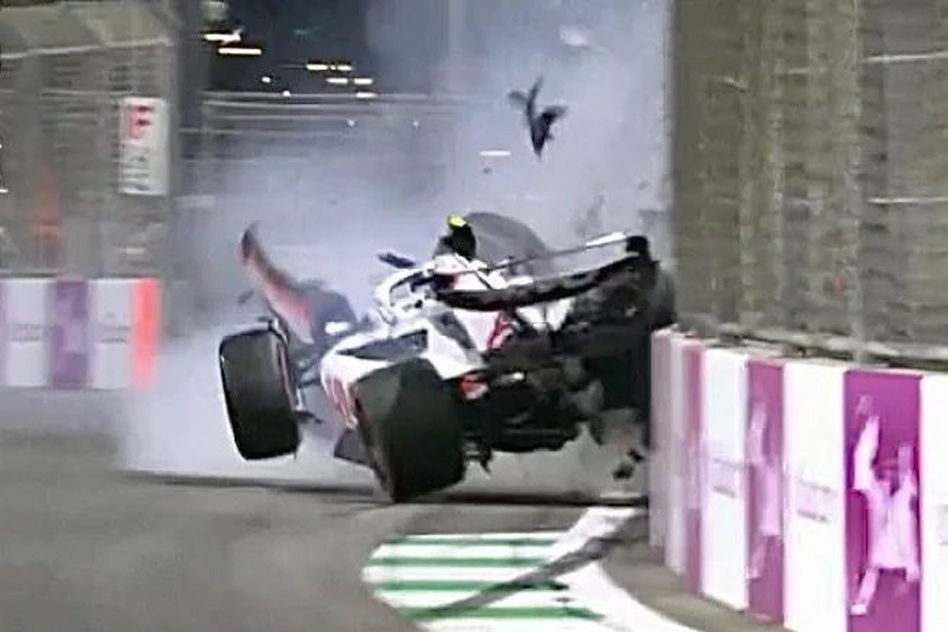 Schumacher-incidente-Haas
