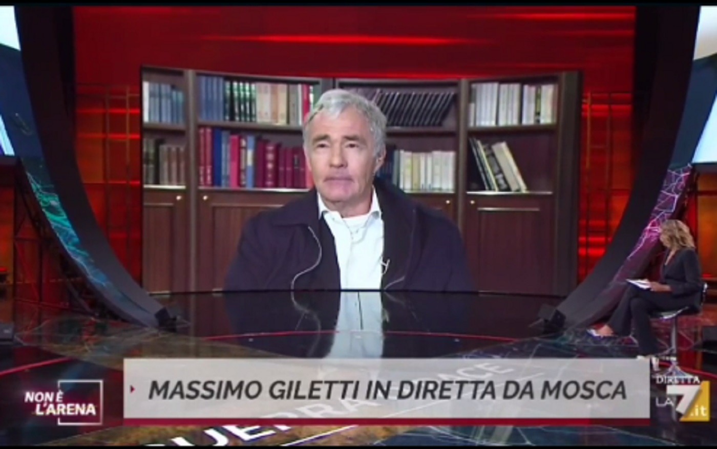 Massimo giletti malore Mosca video