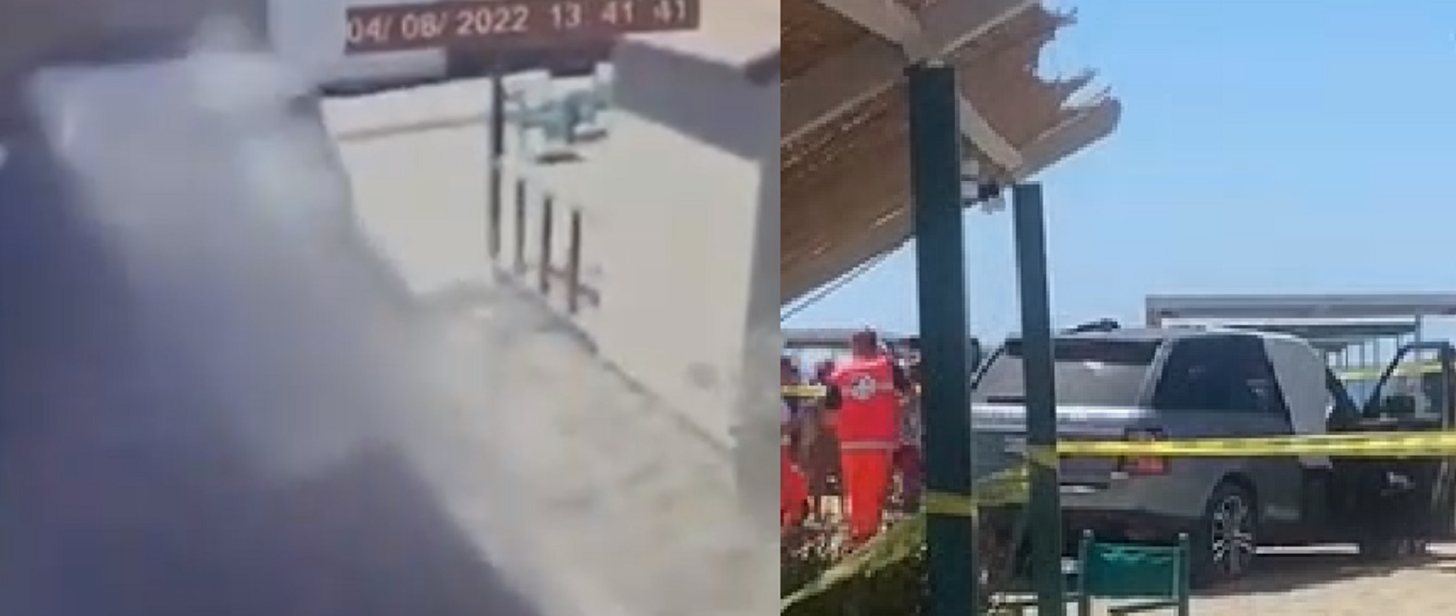 Forte dei marmi incidente video lido