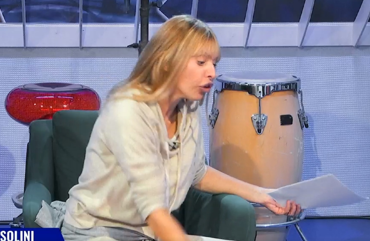 Alessandra Mussolini tale e quale show