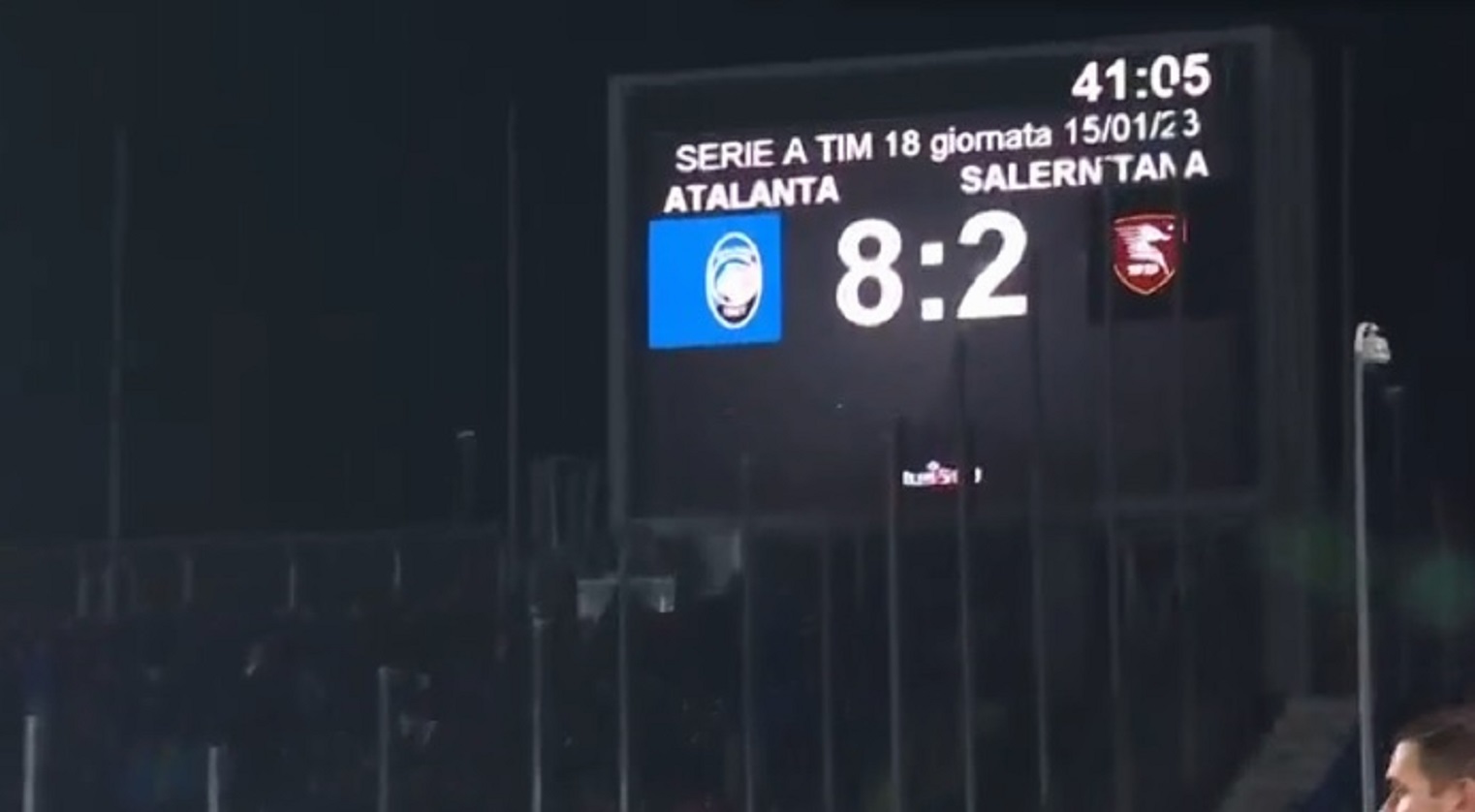 atalanta -salernitana 8-2