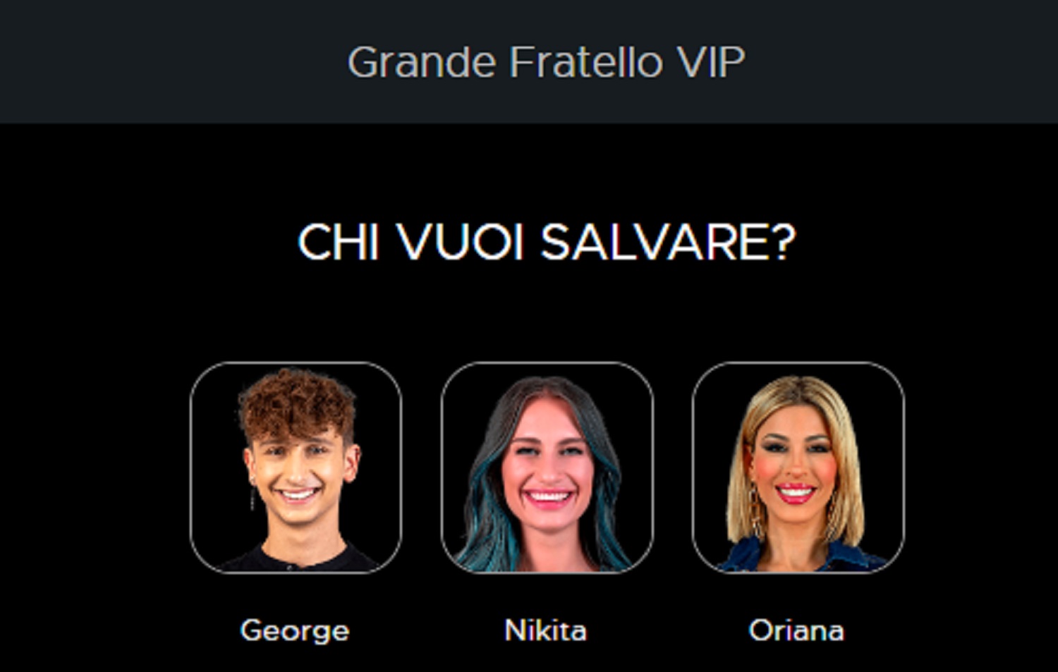 televoto gf vip 30 gennaio