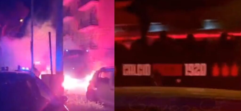 Foggia, notte di paura assalito il pullman al rientro dalla disfatta