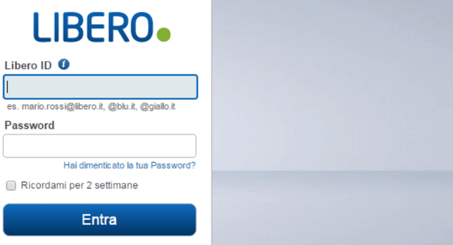 Libero mail login