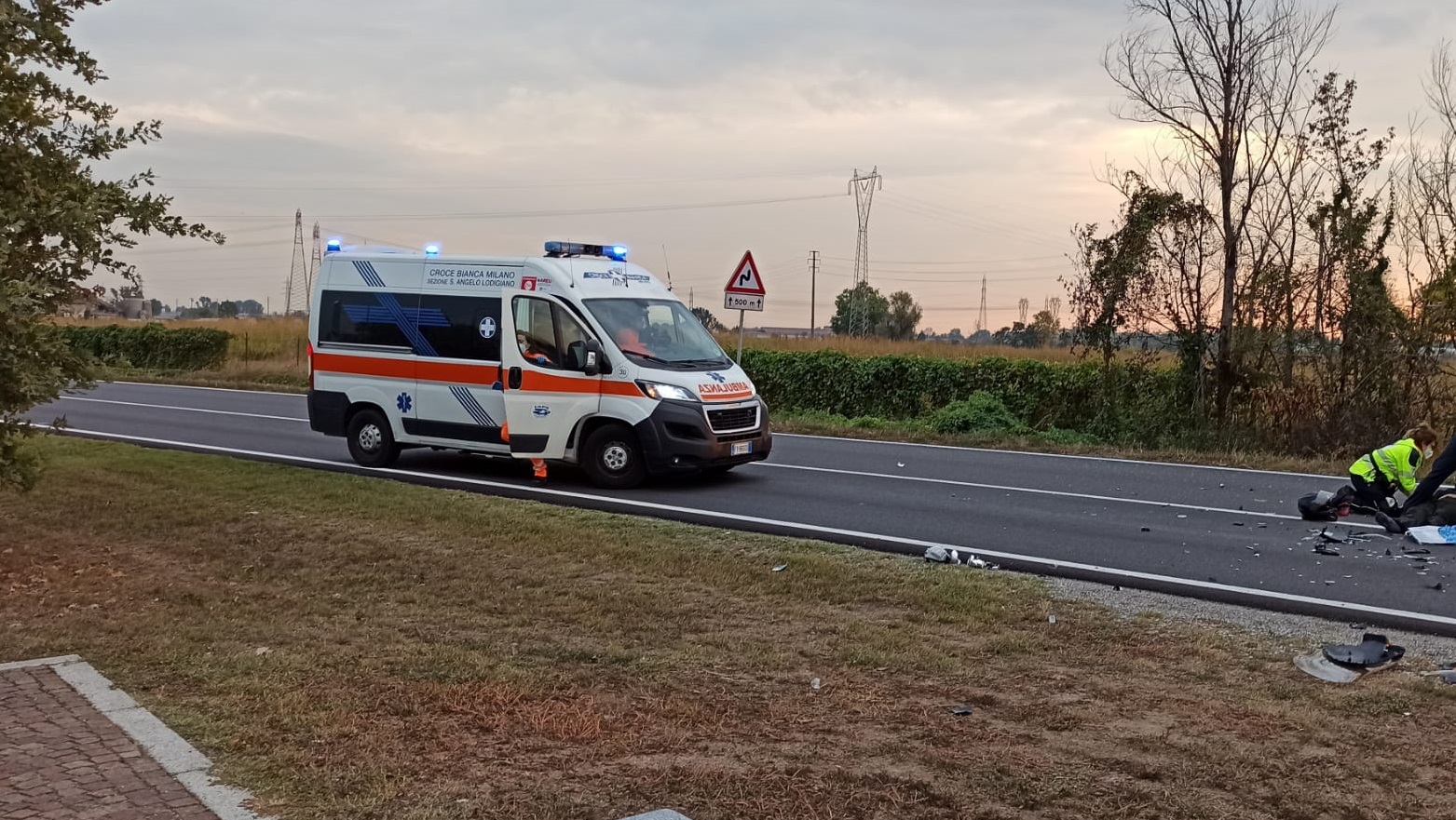 la Strada Provinciale 45 incidente Cascina bianca