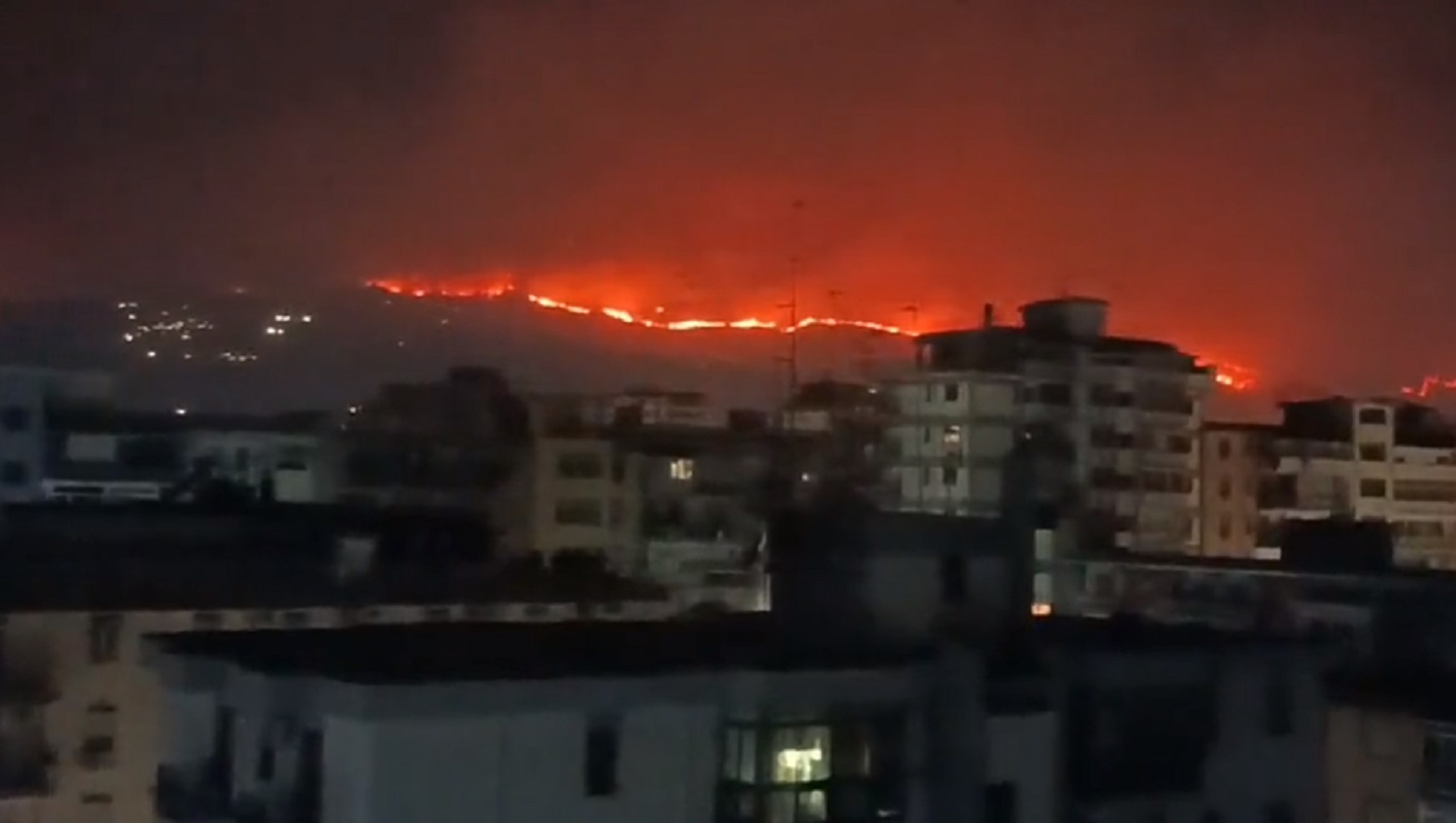 Palermo in fiamme