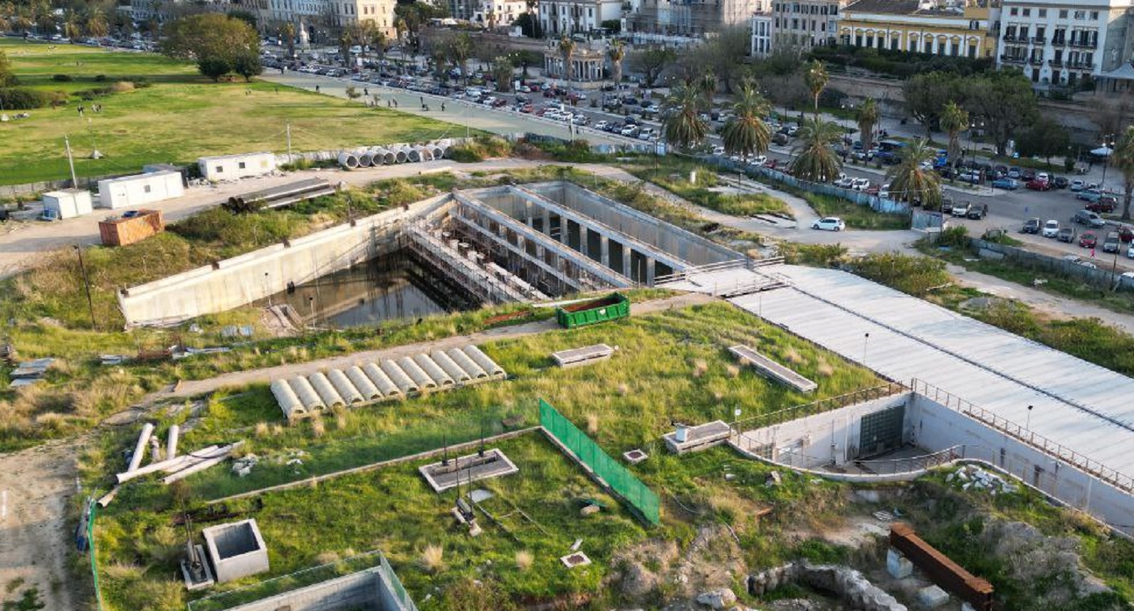 cantiere Foro Italico violenza