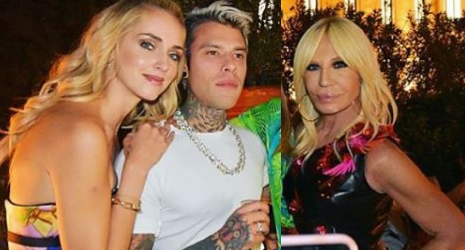 Donatella Versace Fedez Ferragni