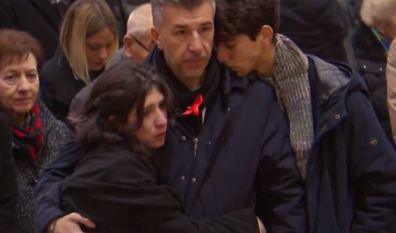 Funerali Cecchettin papà e figli