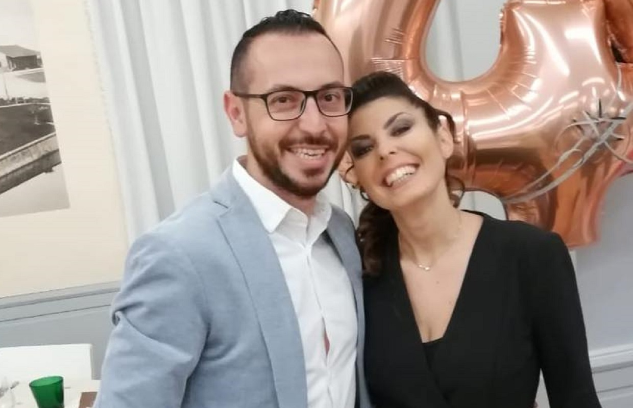 Sara Caretto e il marito