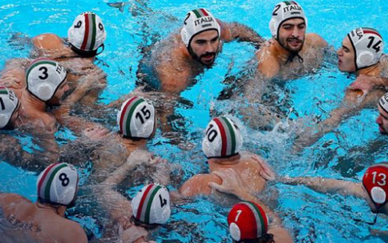 Italia argento pallanuoto