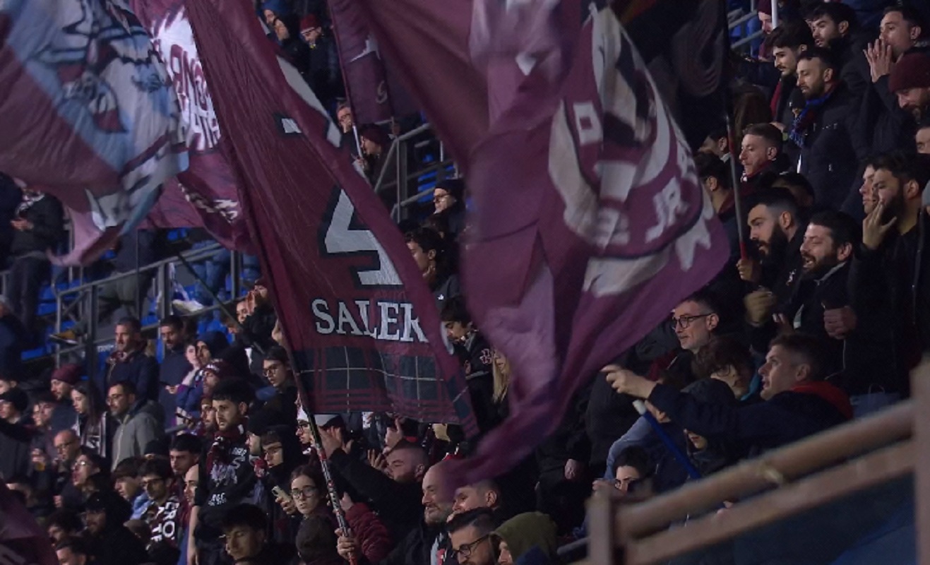 Tifosi Salernitana a Milano Inter