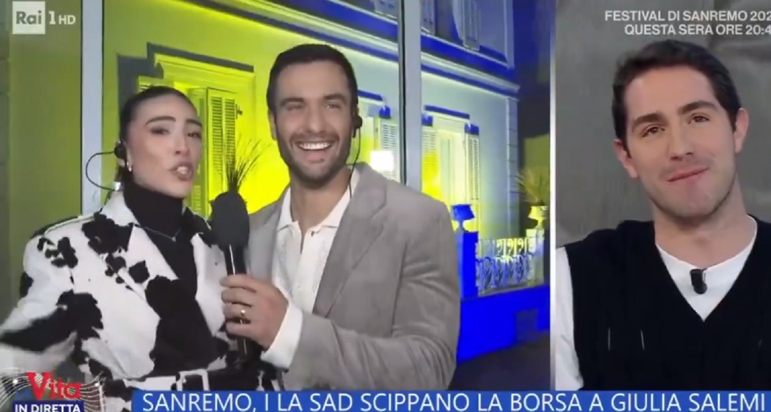 Zorzi Giulia Salemi La vita in diretta