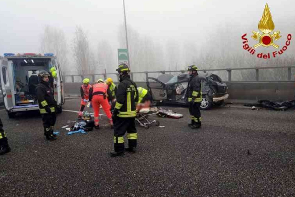 incidente A1 piacenza