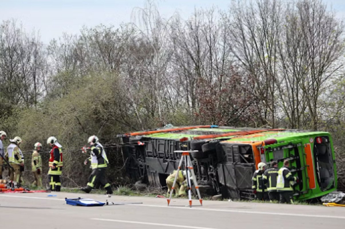 incidente A9 Flixbus