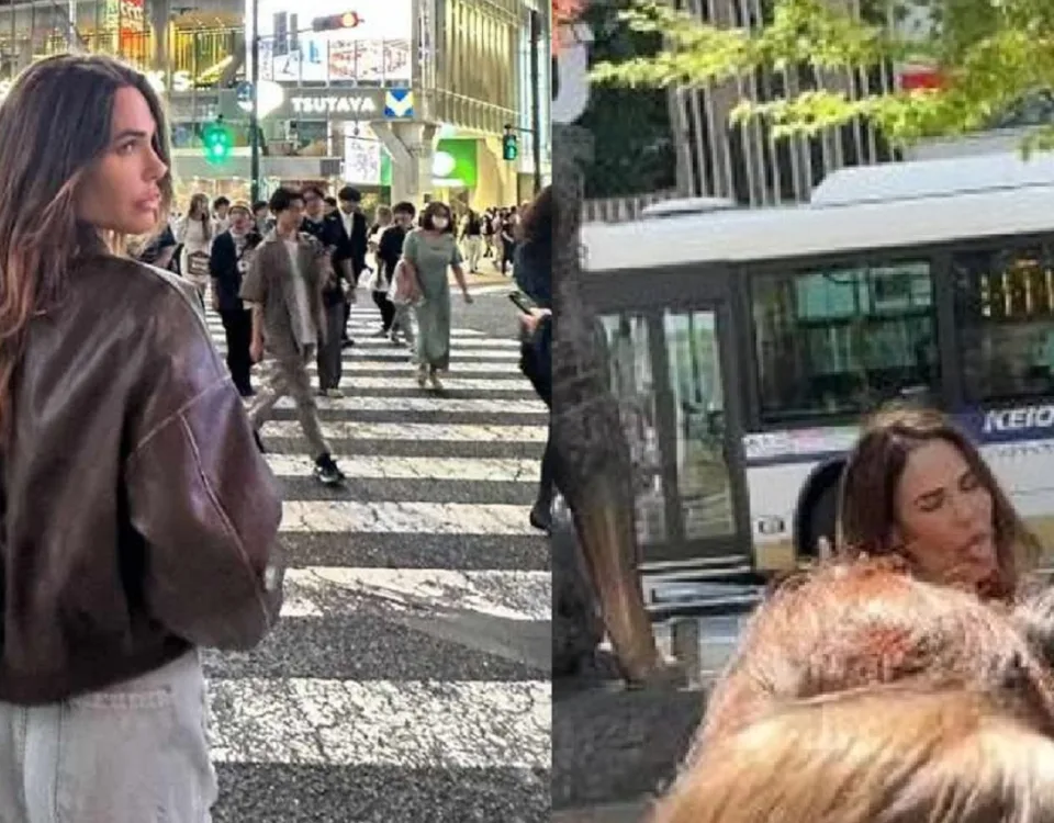 Ilary Blasi a Tokyo con il fidanzato Bastian