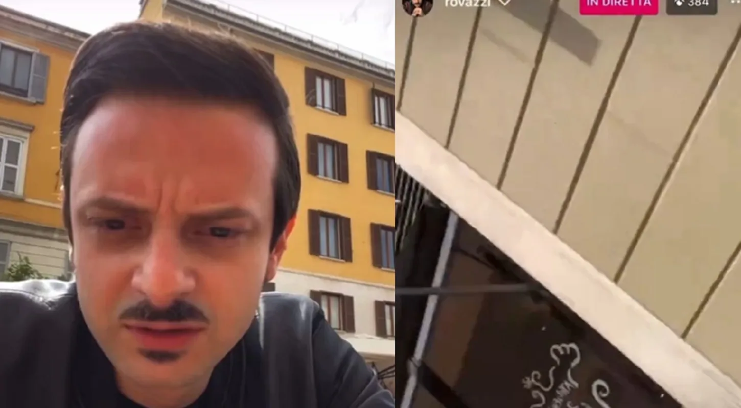 Rovazzi scippato durante una diretta Instagram