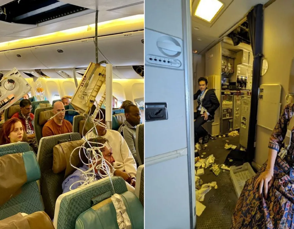 Un morto e diversi feriti per la turbolenza sul volo Singapore airlines