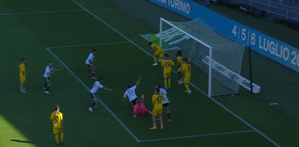 Il gol del raddoppio di Vignato