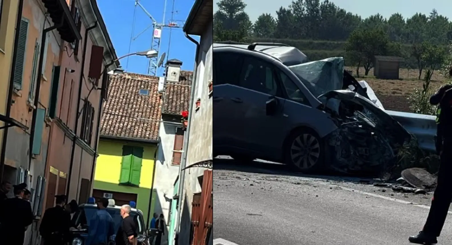 Parma, accoltella la moglie e muore in un incidente d’auto: l’allarme lanciato dai figli piccoli Parma, accoltella la moglie e muore in un incidente d’auto: l’allarme lanciato dai figli piccoli