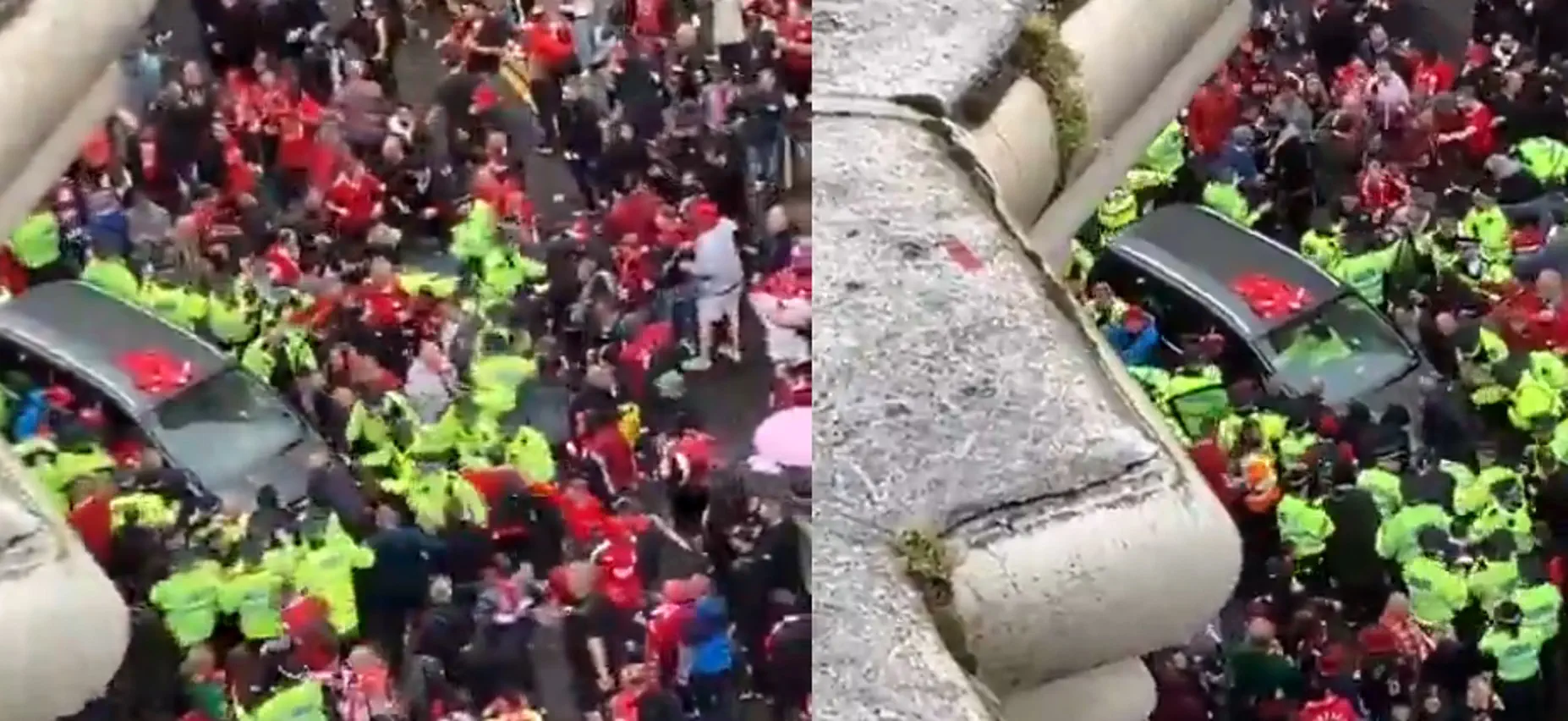 Un'auto ha travolto la folla durante la festa per lo scudetto del Liverpool