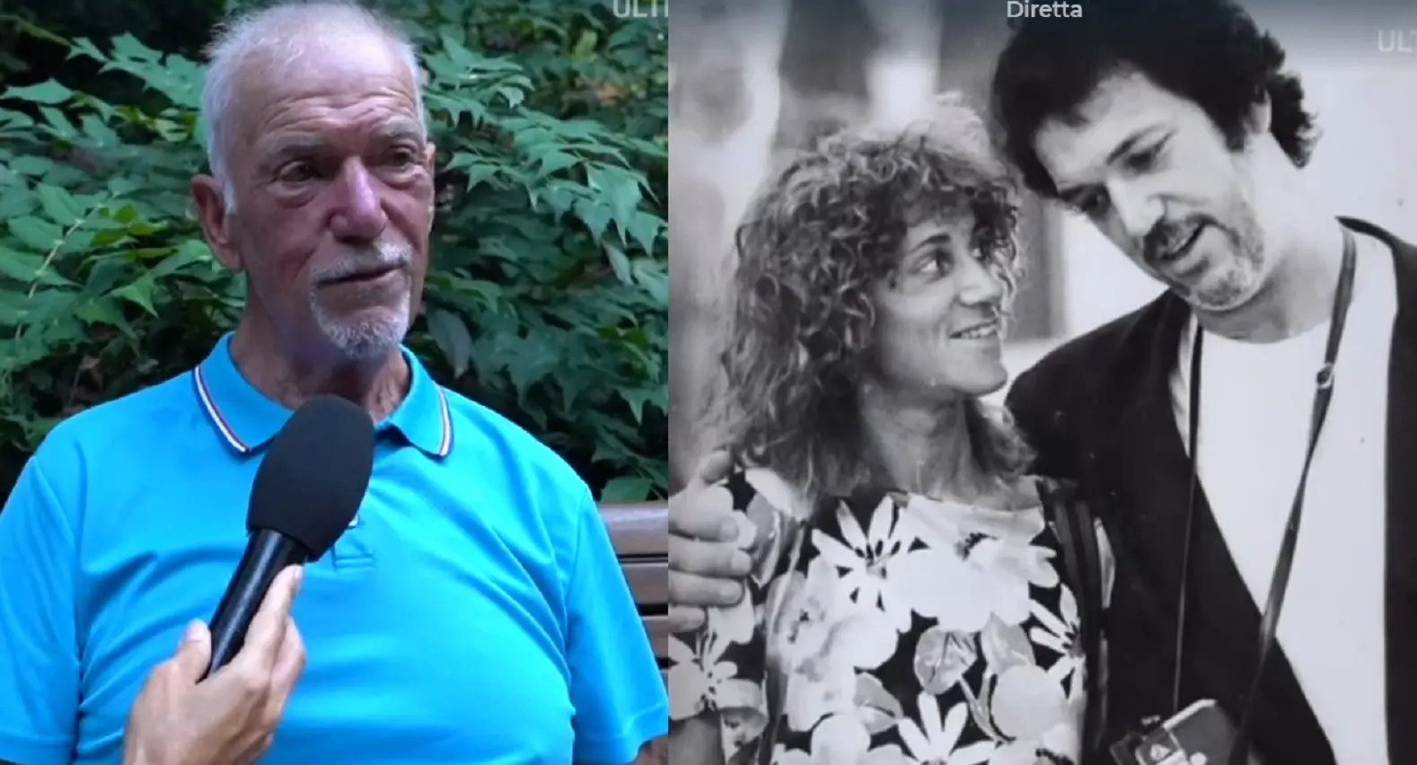 A destra Sebastiano Visintin con Liliana Resinovich in una foto di diversi anni fa