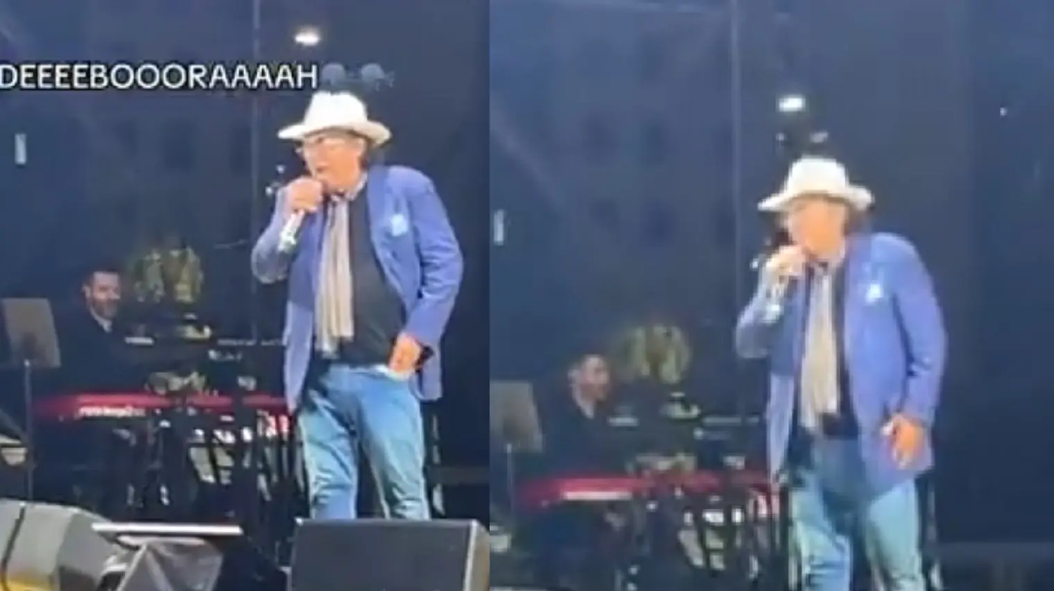 al bano risponde alle critiche 8216ho bloccato il concerto per deborah ma fanno polemica per una battuta8217